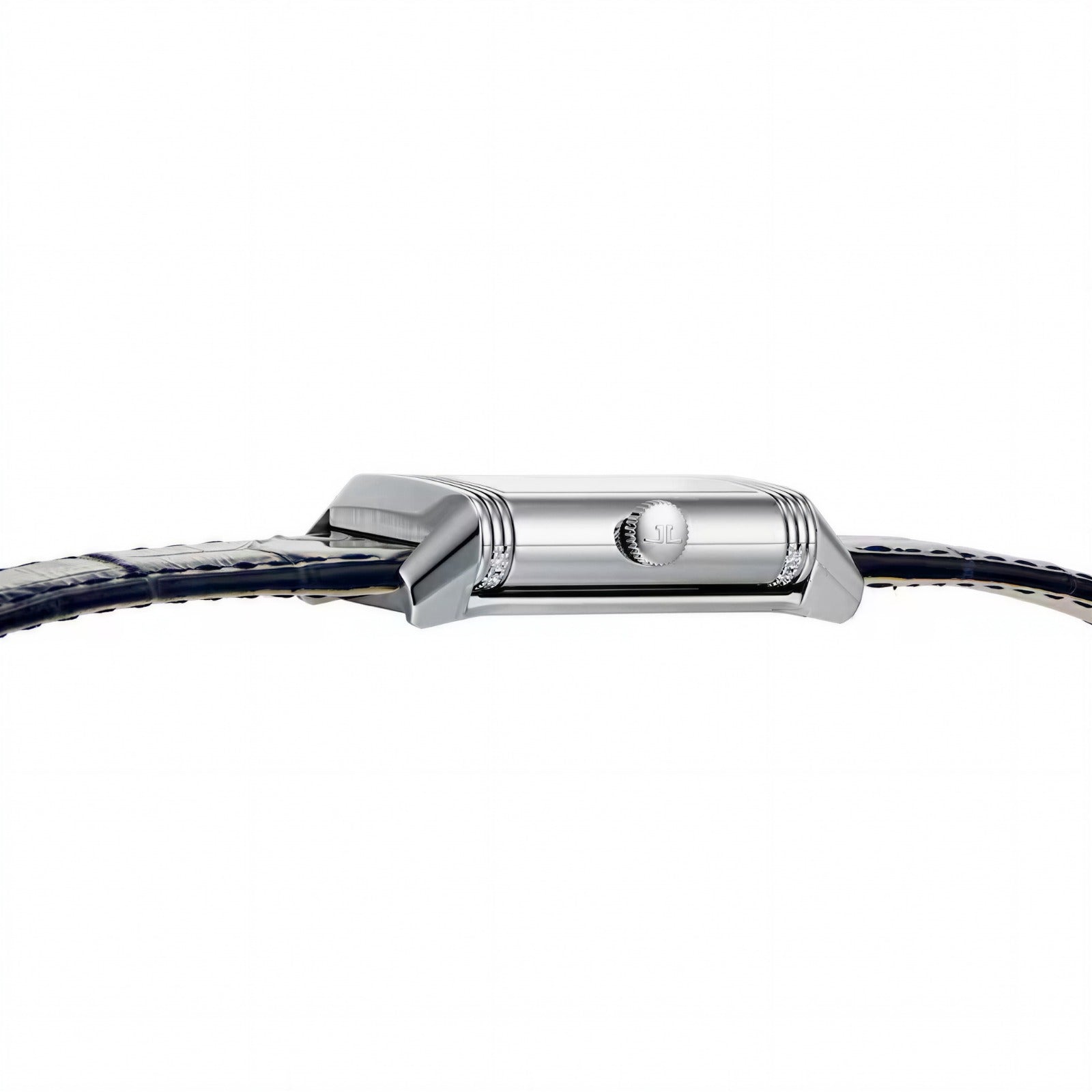 Reverso Classic Medium Duetto Stainless Steel / Silver / Alligator