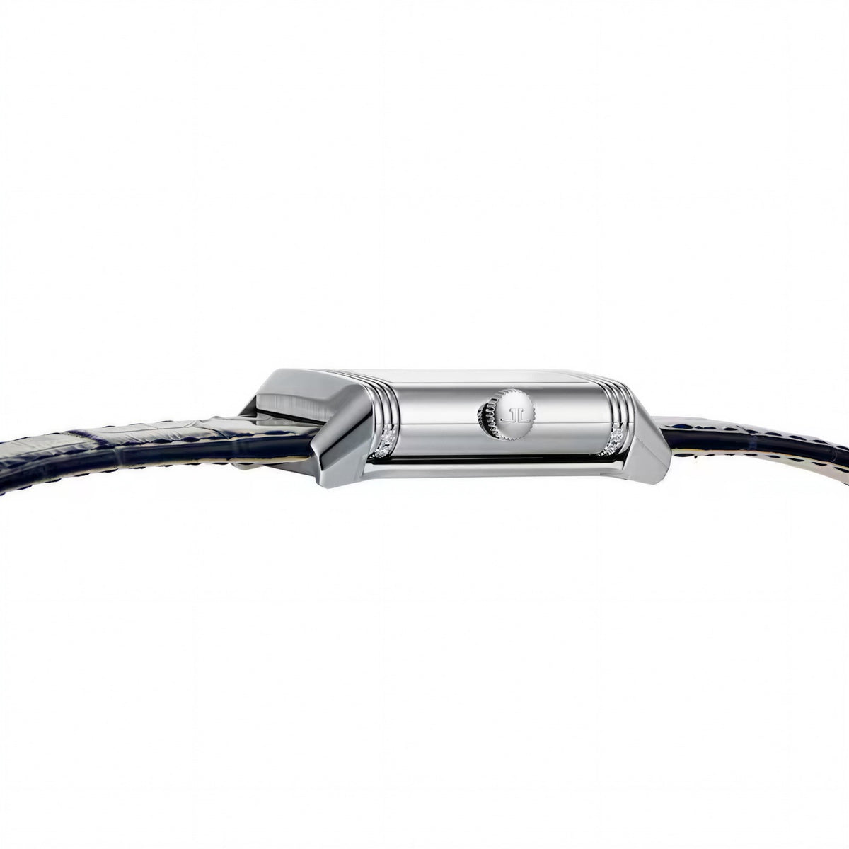 Reverso Classic Medium Duetto Stainless Steel / Silver / Alligator
